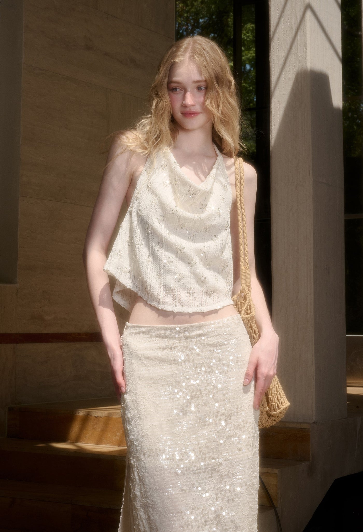 Clouds Embroidered Fairy Top/Skirt GRO0152