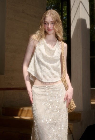 Clouds Embroidered Fairy Top/Skirt GRO0152