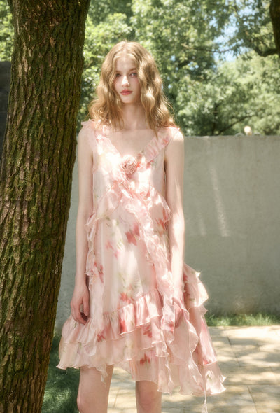 French Irregular Fairy Dress GRO0166