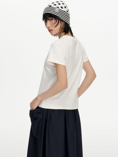 Love Lock Polka Dot T-shirt NEC0204