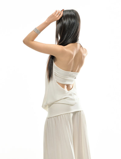 Halter Neck Camellia Top/Pants 4MU0119