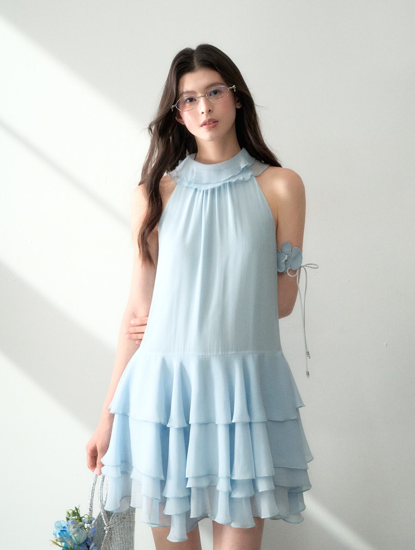 Halter Neck Cake Dress LAL0179