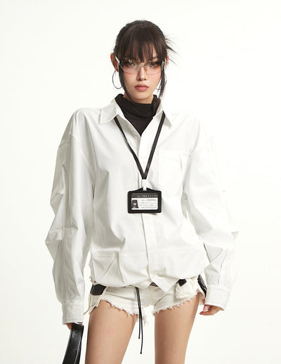 Loose Long Sleeve Lapel Shirt UNC0280