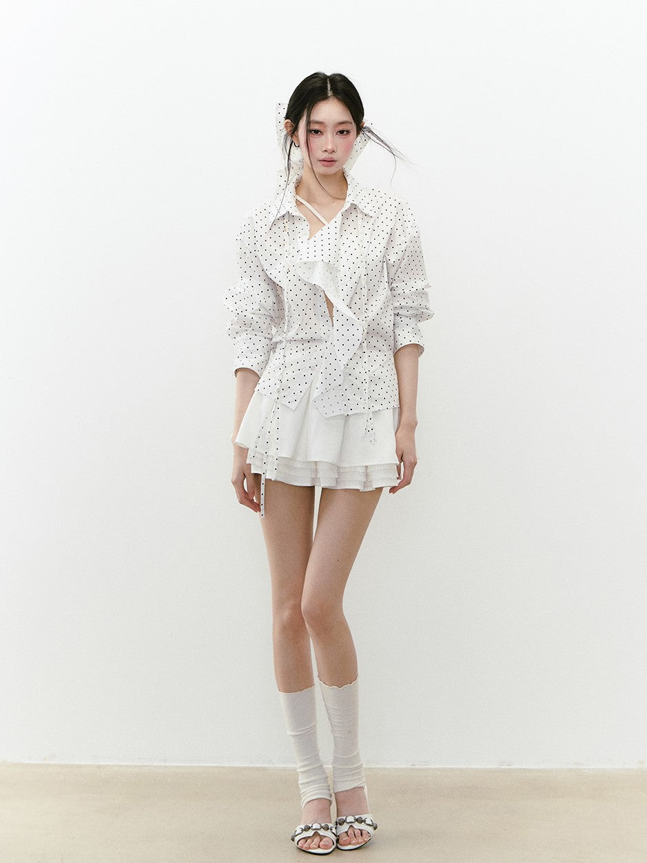 Multi-layered Lace Cake Skirt VIA0238