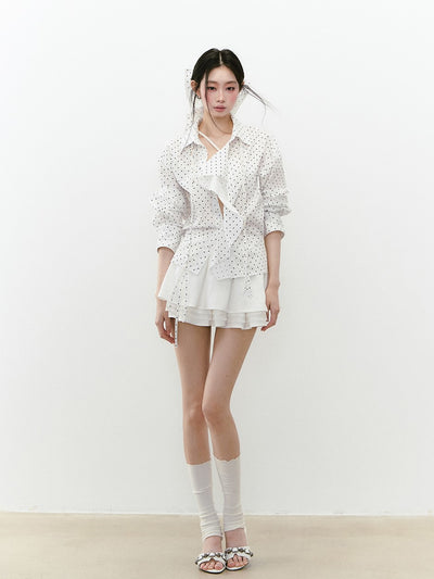 Multi-layered Lace Cake Skirt VIA0238