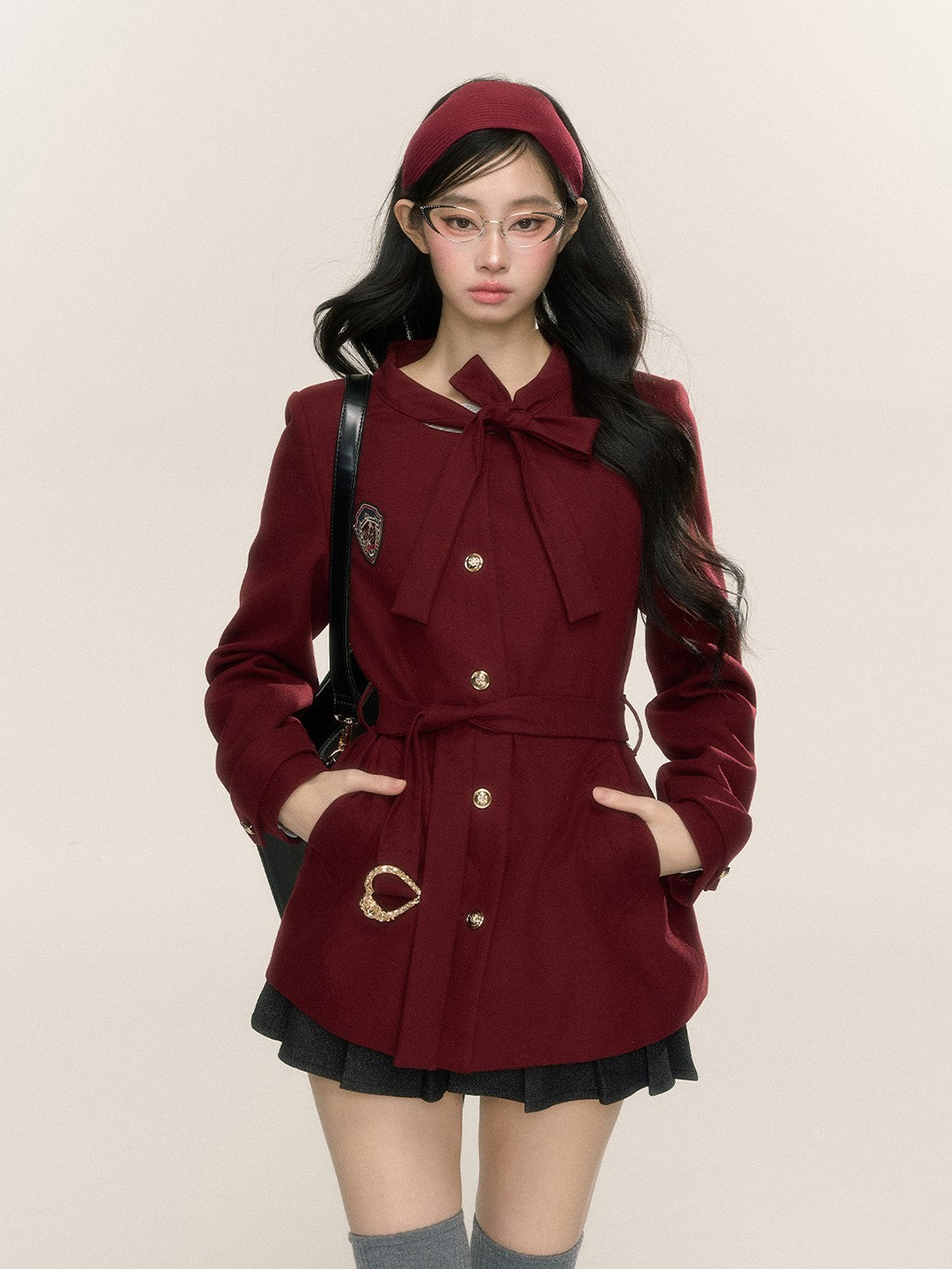 British Style Intellectual Suit Red Jacket DIA0234