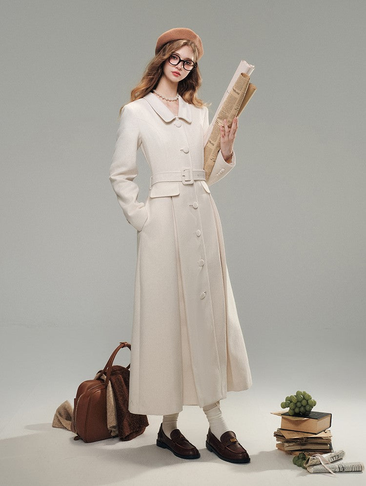 Cloud-like Soft High-end Woolen Long Coat GRO0070