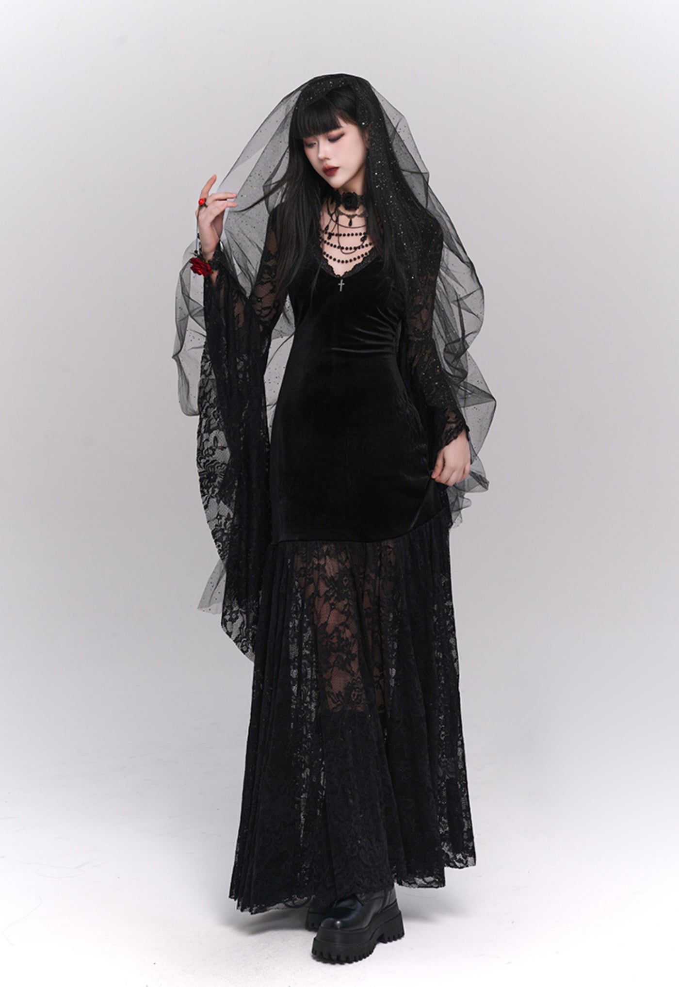 Gothic Style French Retro Subculture Dress LAD0117