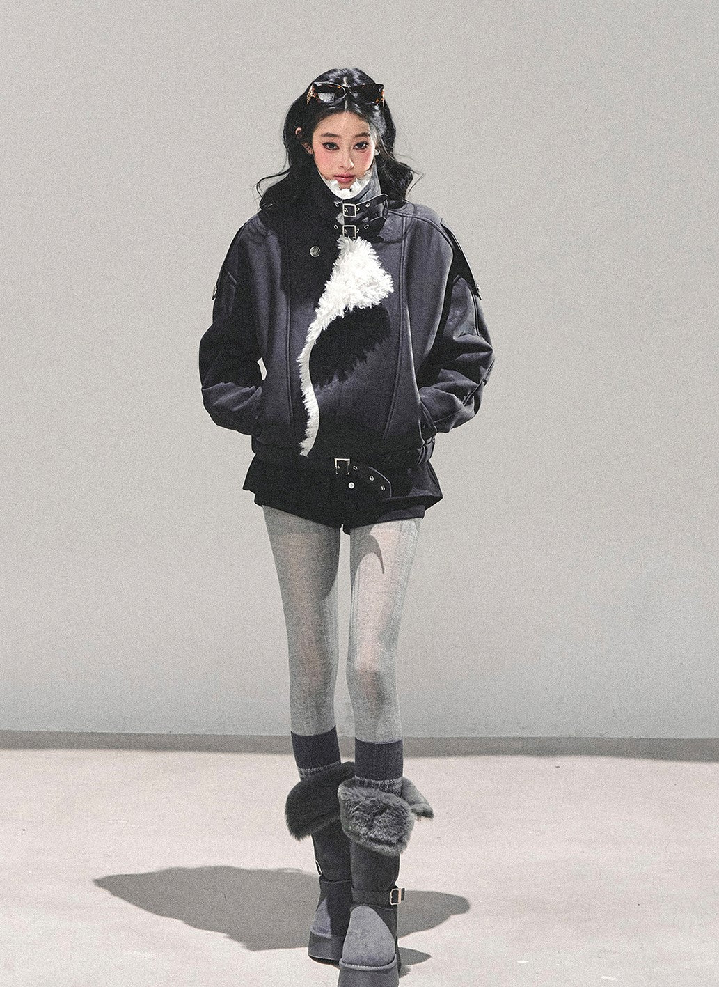 American-style Fur Cotton Jacket DIA0698