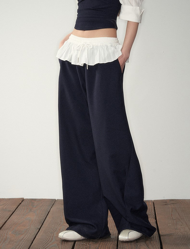 One-shoulder Top/Ruffled Scimitar Pants SOO0007