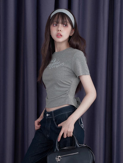 Back Bow Short T-shirt SAG0266