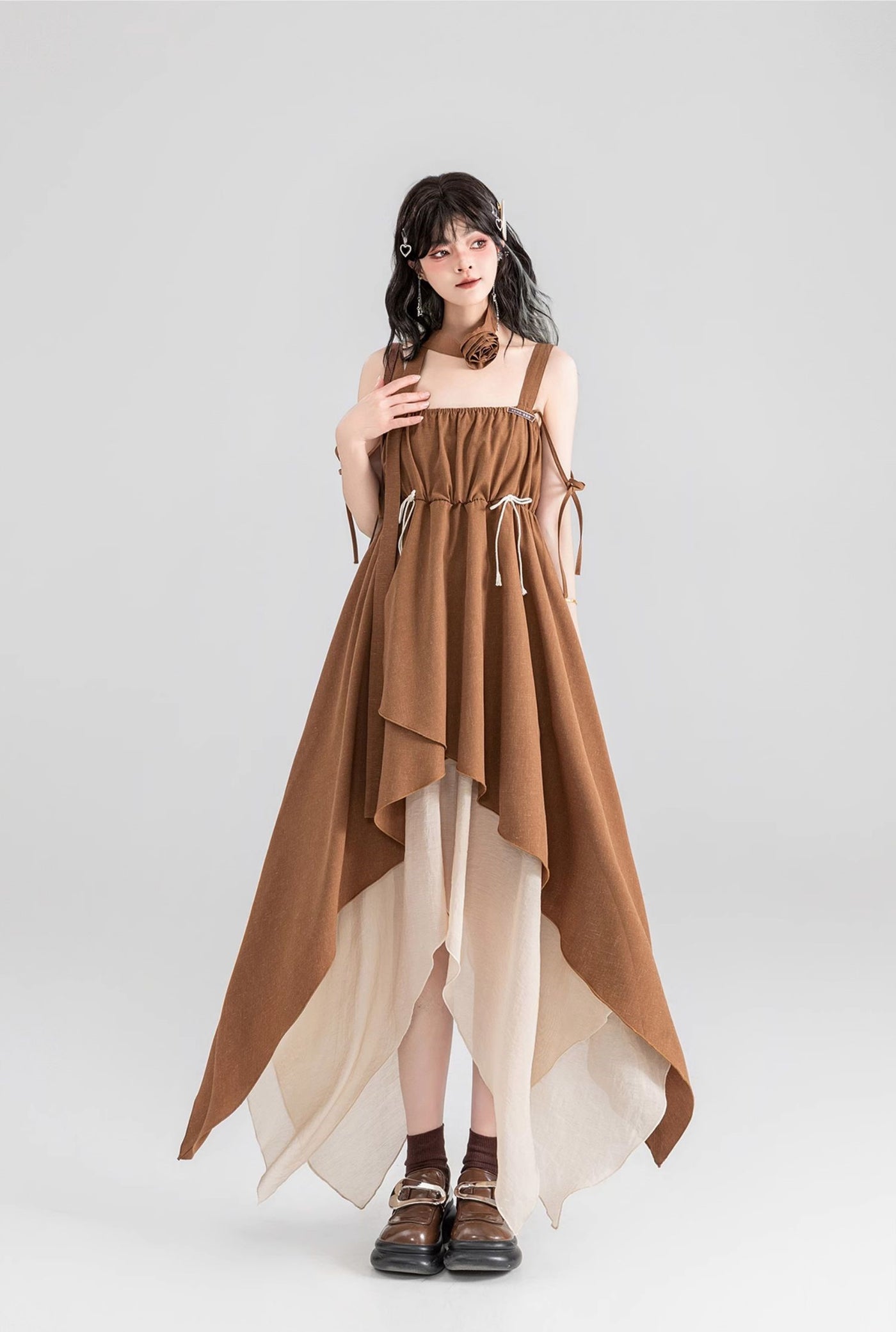 Irregular Design Super Fairy Suspender Dress KEI0046