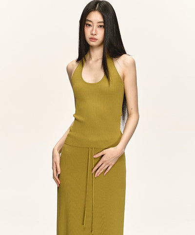 Halter Neck Top/High-end Skirt ANA0035