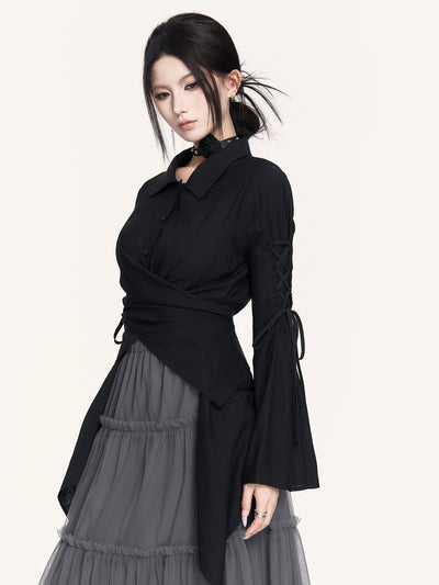 Romantic Irregular Mesh Cake Skirt VOC0436