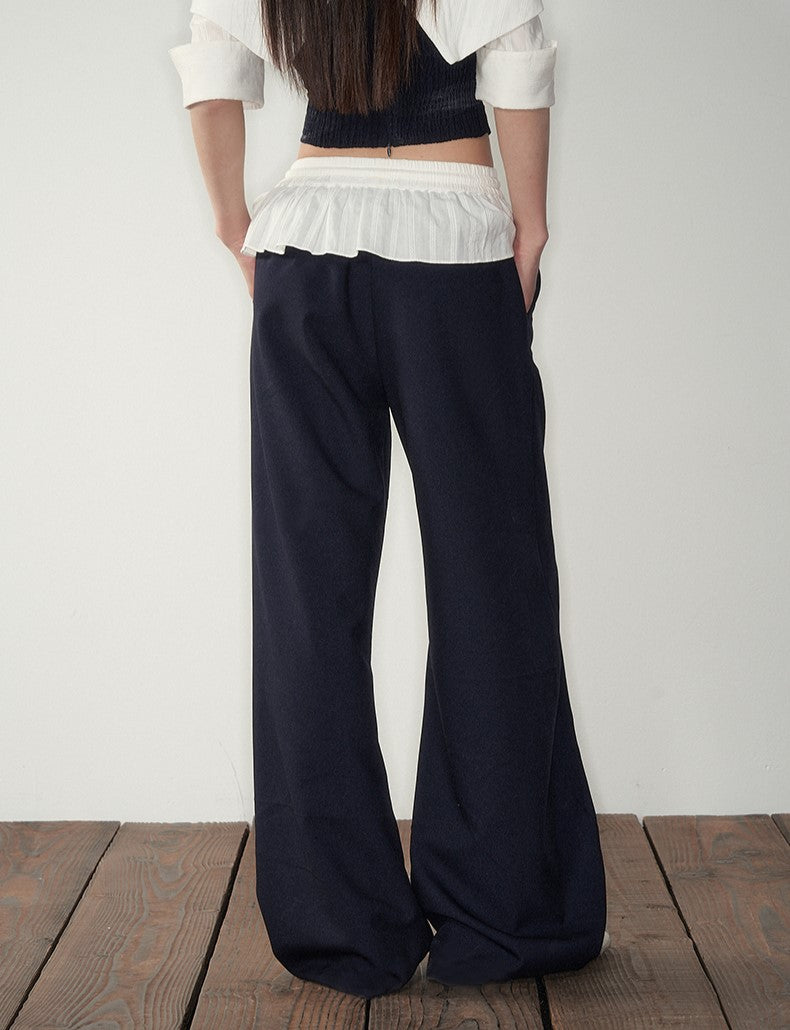 One-shoulder Top/Ruffled Scimitar Pants SOO0007
