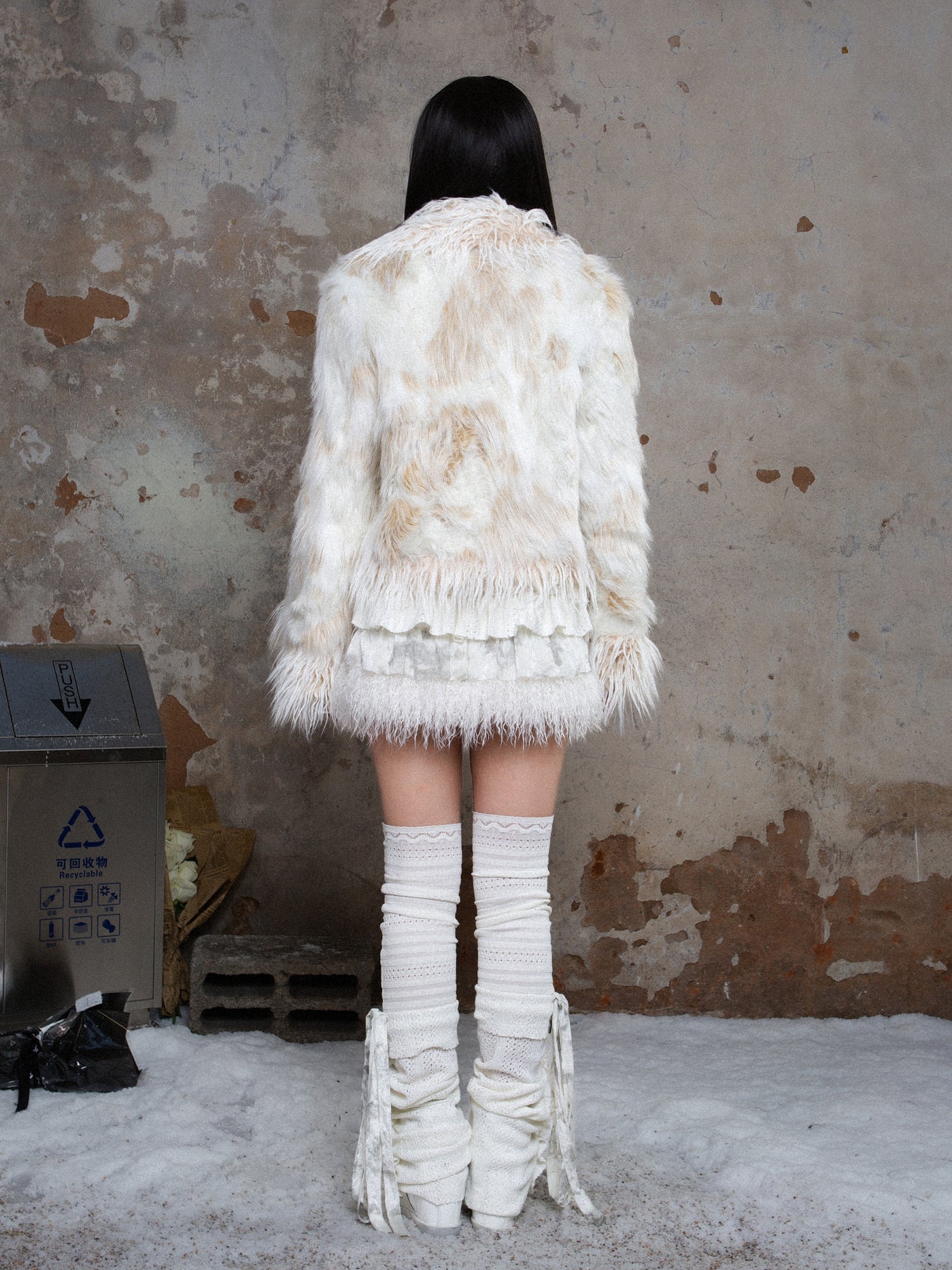 Punk Rock Eco-friendly Fur Coat ARI0031