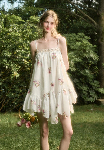 Shell Lace Irregular Tutu Dress GRO0171