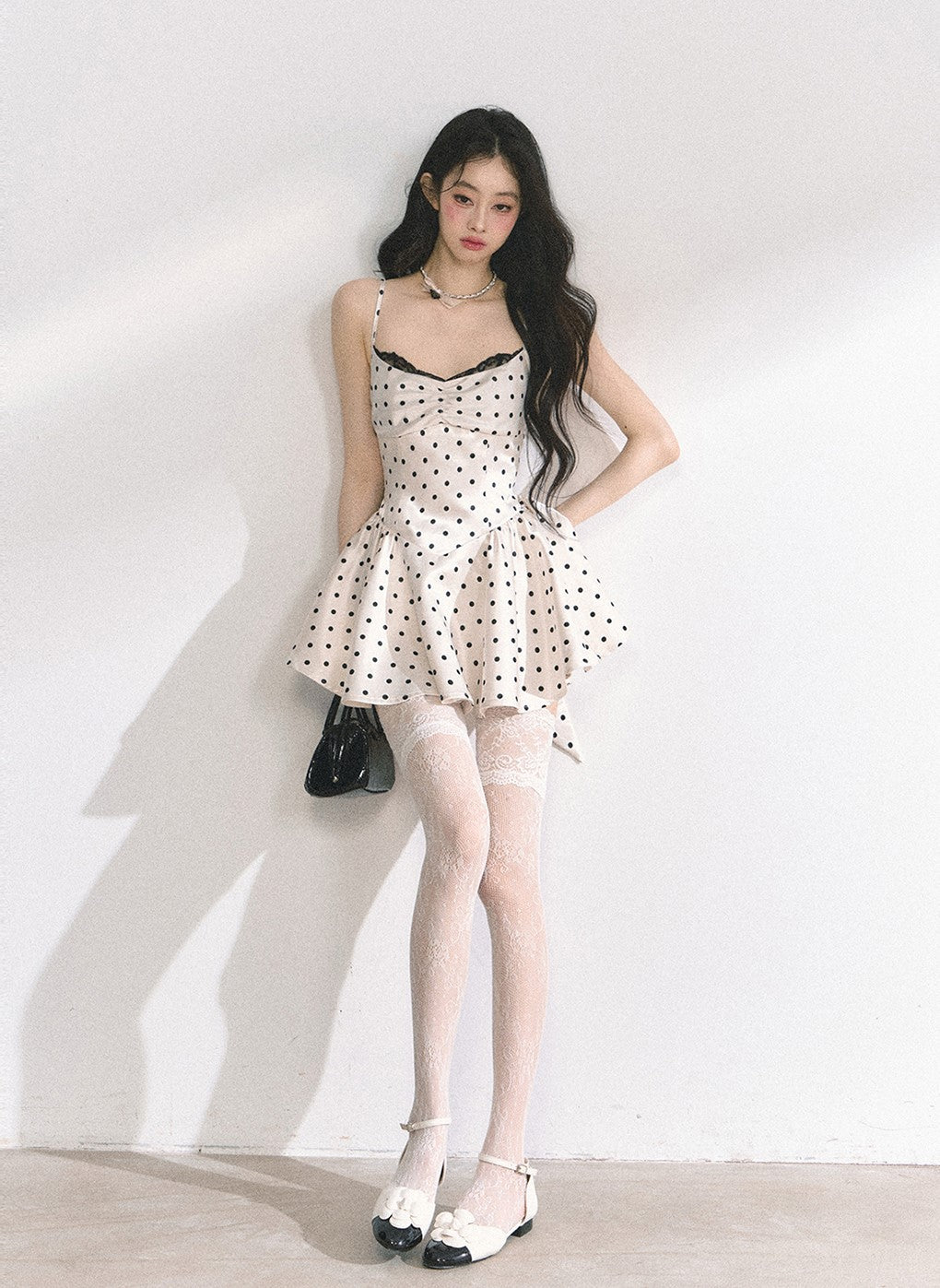 Lace Polka Dot Tutu Dress DIA0446