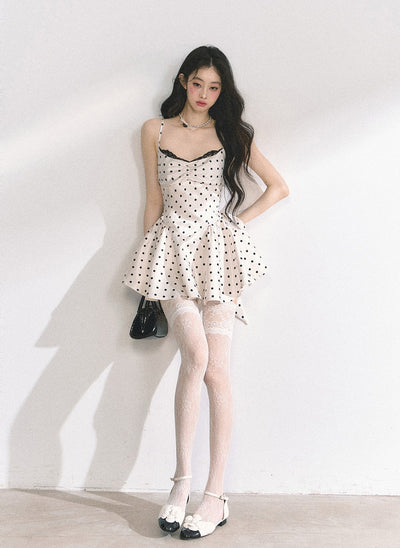 Lace Polka Dot Tutu Dress DIA0446