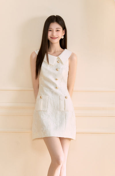 Asymmetrical Slim A-line Dress OSH0152