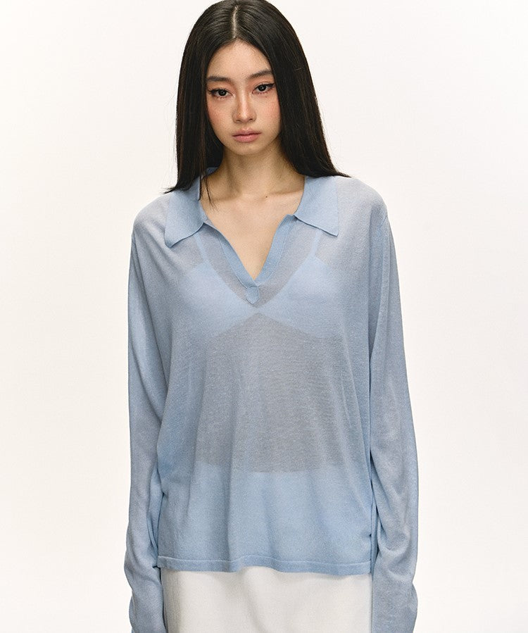 Temperament Casual V-neck T-shirt ANA0049