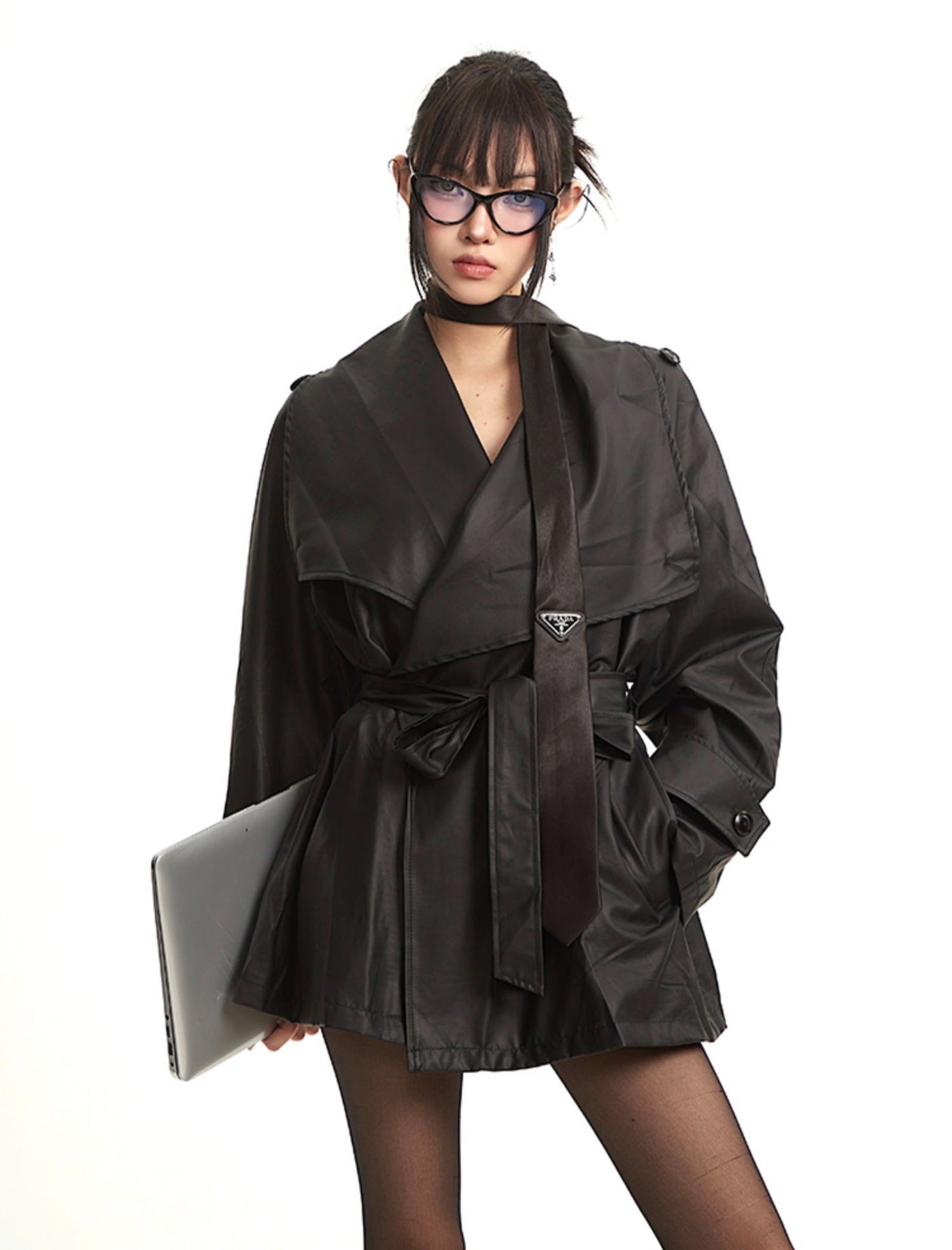 British Style Lapel Trench Coat UNC0273