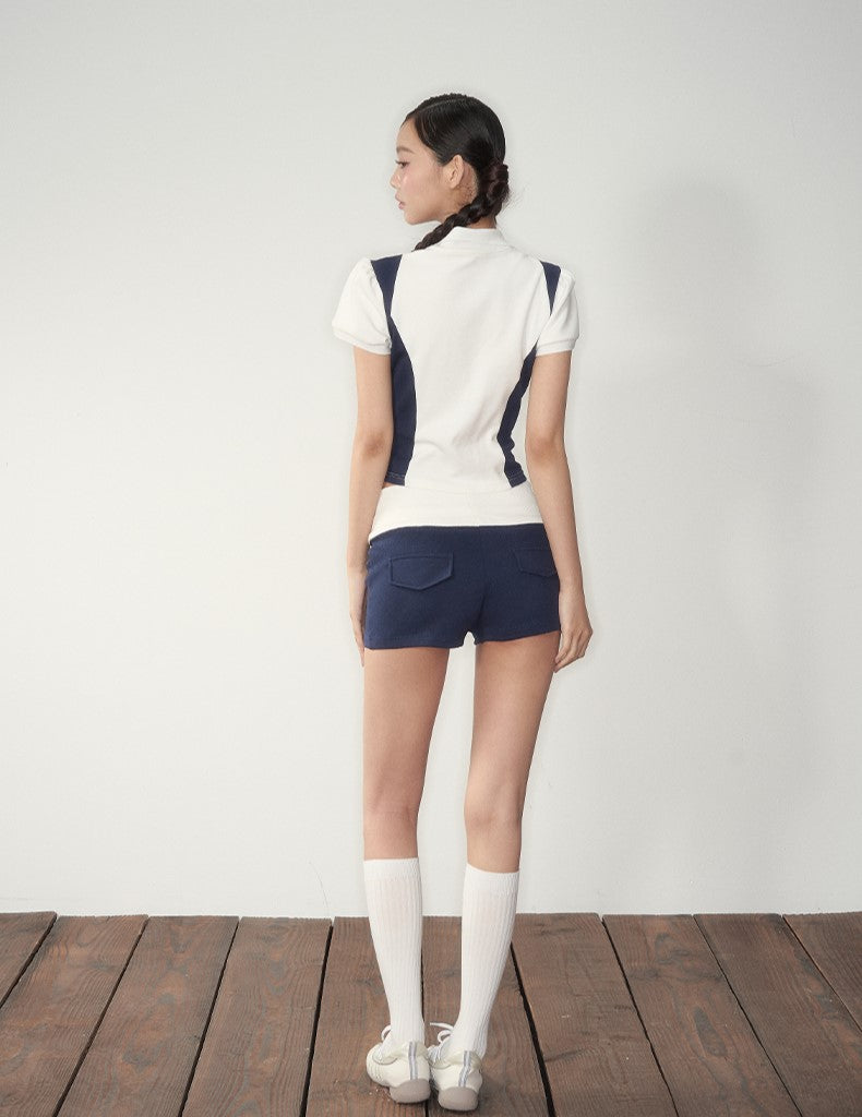 Jersey Sports Style Top/Shorts SOO0015
