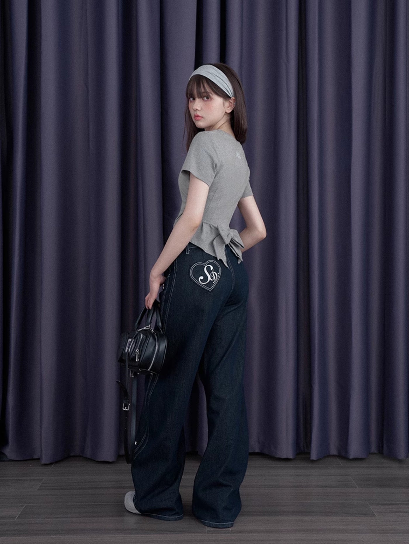 Back Bow Short T-shirt SAG0266