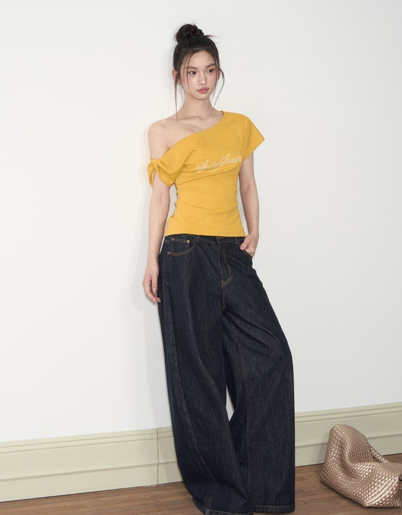 Twisted Diamond Pearl Casual T-shirt SOO0009