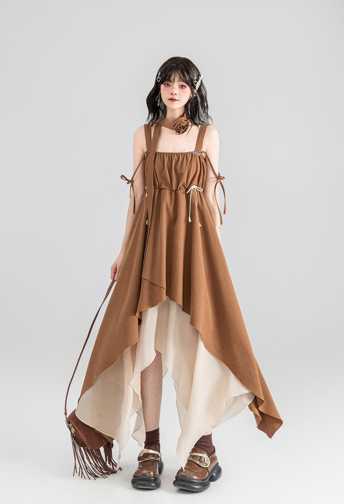 Irregular Design Super Fairy Suspender Dress KEI0046