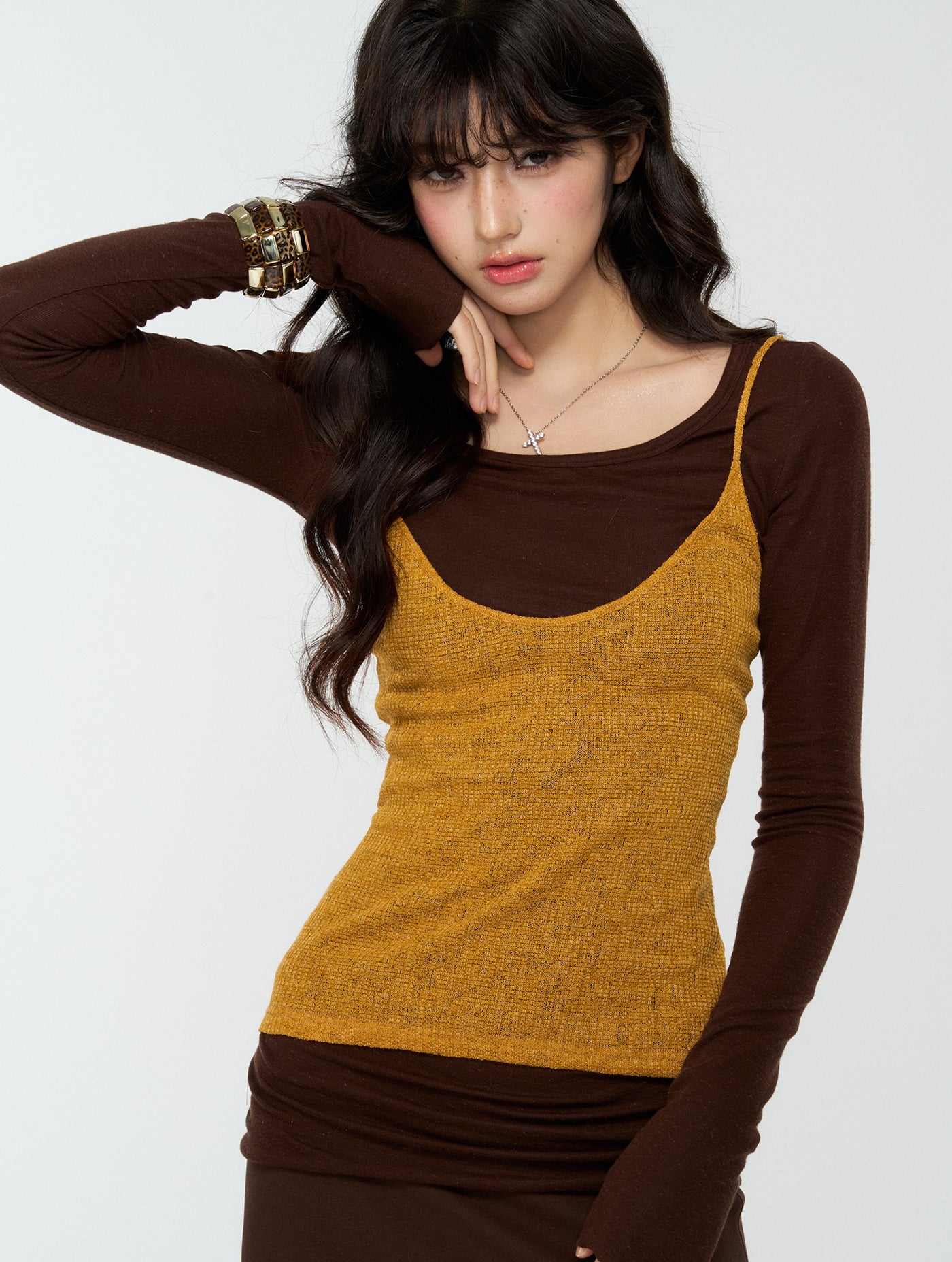 Two-Piece Basic Top+Camisole 4MU0176