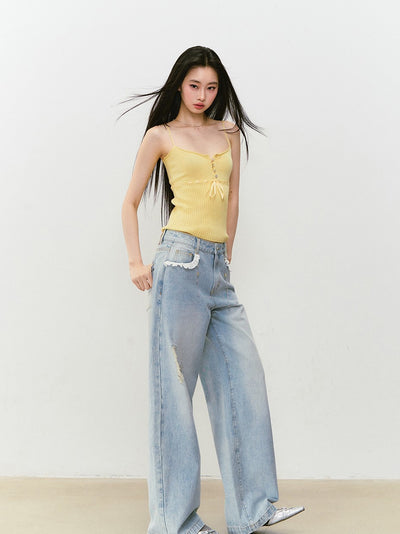 Button Slim Camisole VIA0306