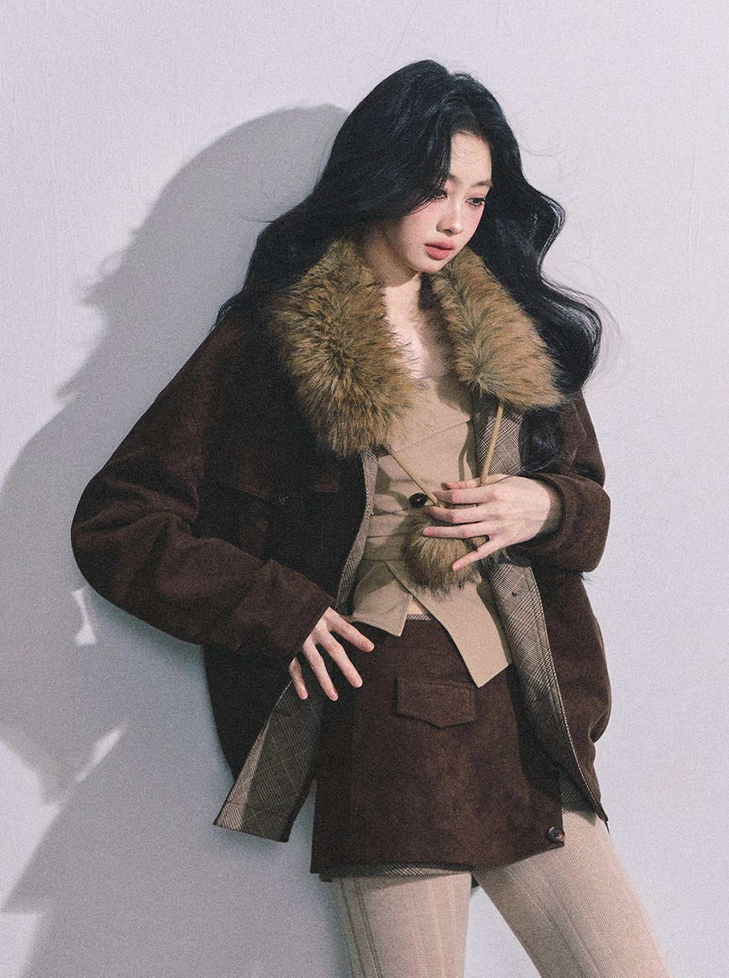 Imitation Fur Collar Scarf DIA0622