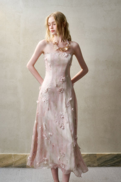 Cherry Blossoms Pink Dress GRO0133