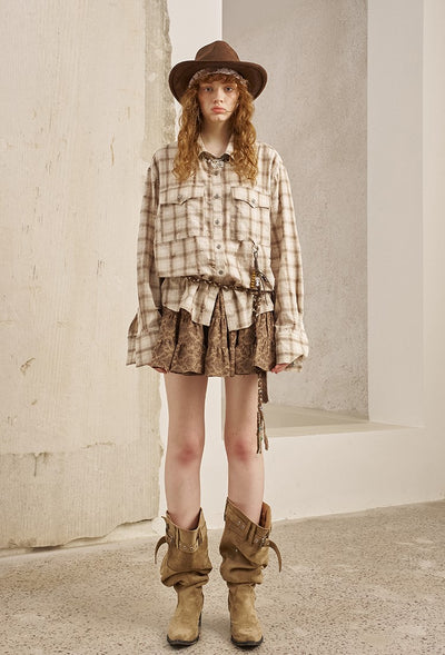 Retro Pocket Plaid Shirt DID0249
