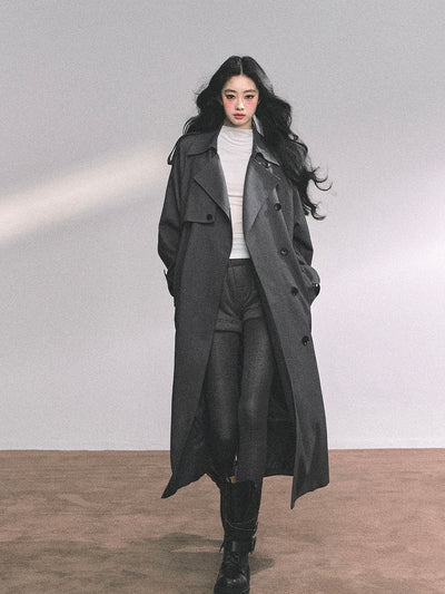 Hepburn Style Suit Mid-length Coat DIA0649