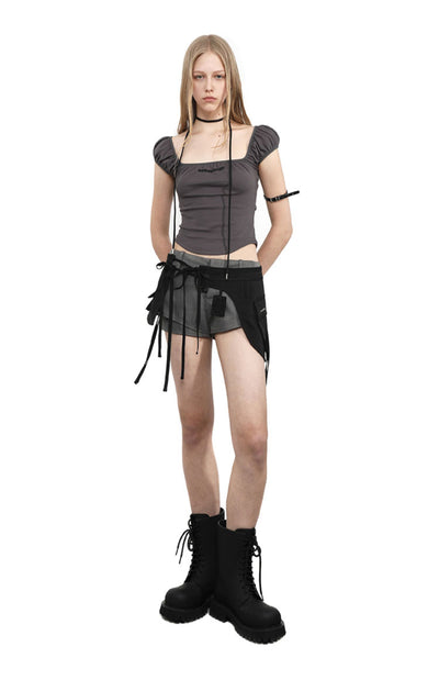 Double-layer Casual Suit Shorts ANY0088