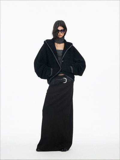 Drop Shoulder Loose Batwing Sleeve Jacket SAL0195