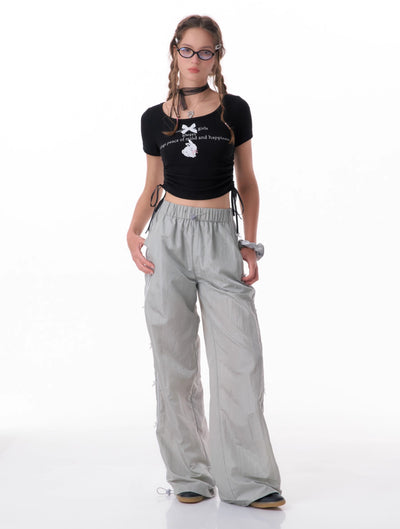 American-style Bow-knot Sports Casual Pants ZIZ0075