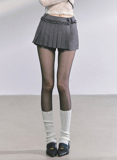 French Suit Jacket/Pleated Skirt/Lace Top DIA0601