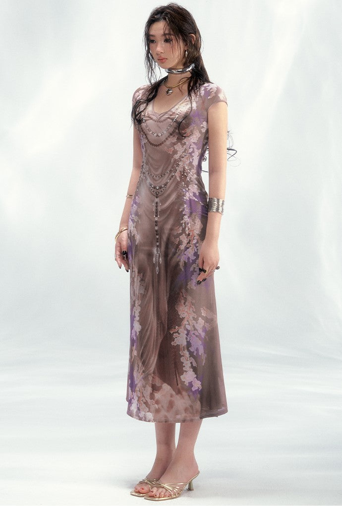 Floral Printed Dress OFA0261