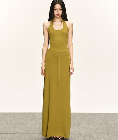 Halter Neck Top/High-end Skirt ANA0035
