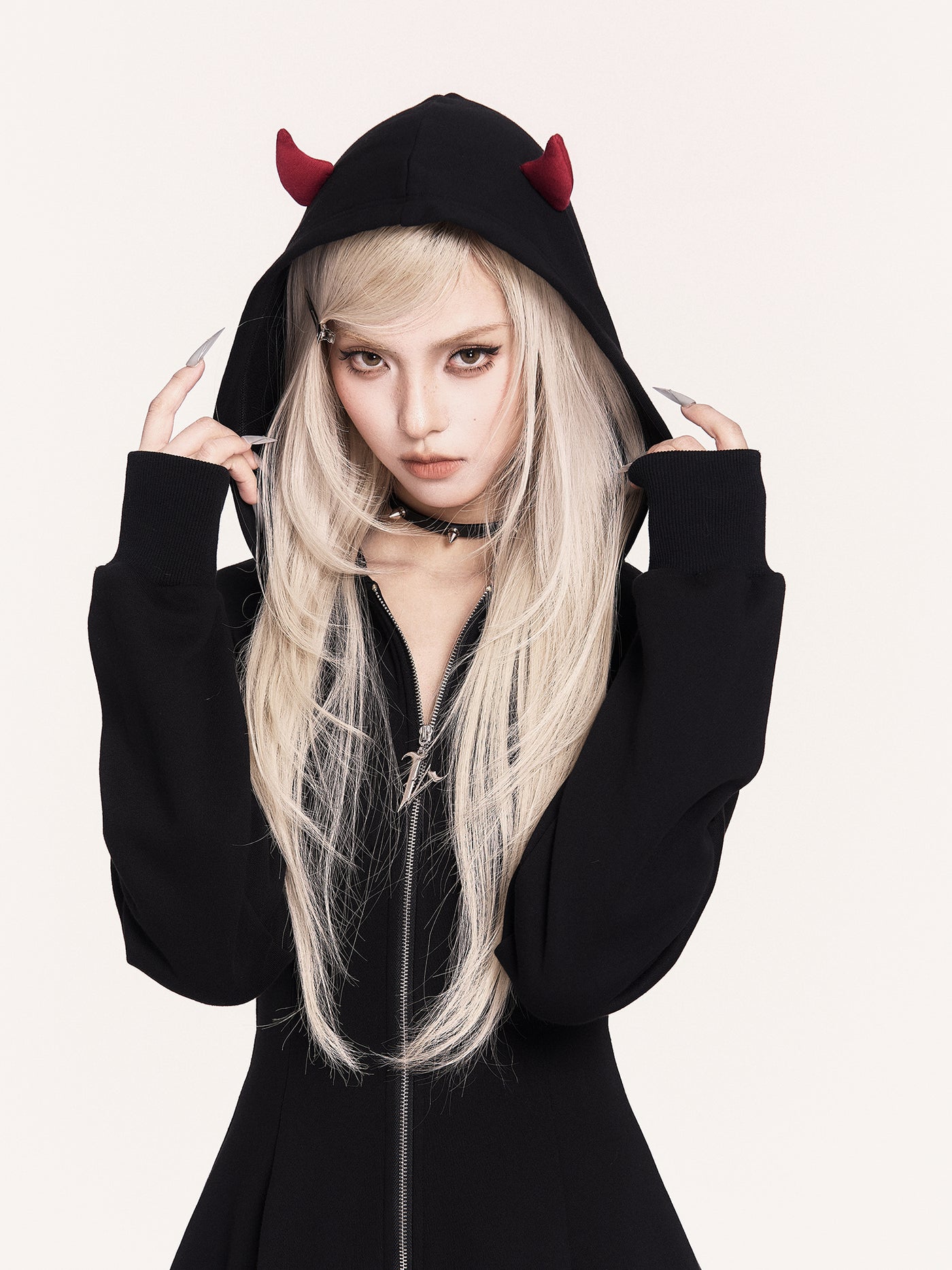 Little Devil Wings Hooded Dress/Sweatshirt VOC0461