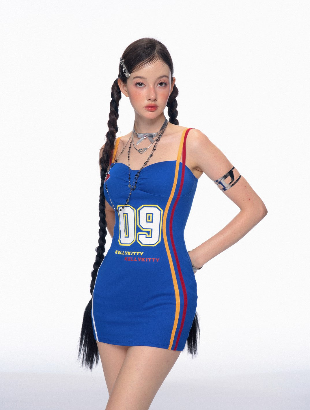 Sports Casual Tight Suspender Short Dress DIA0187