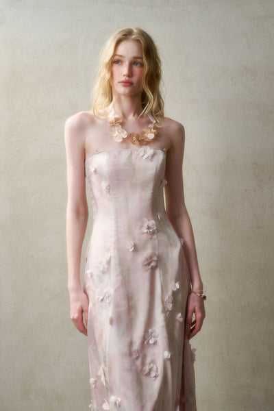 Cherry Blossoms Pink Dress GRO0133