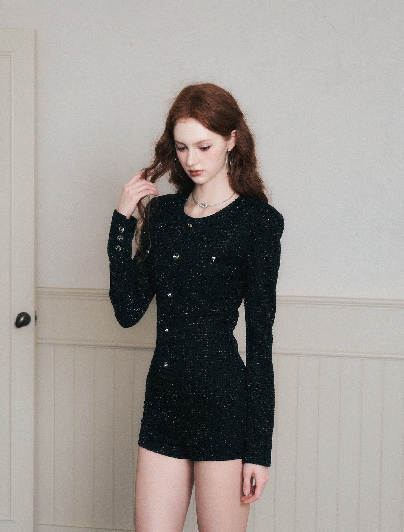 Luxurious Style Stretch Slim Bodysuit LUL0180