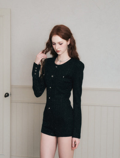 Luxurious Style Stretch Slim Bodysuit LUL0180