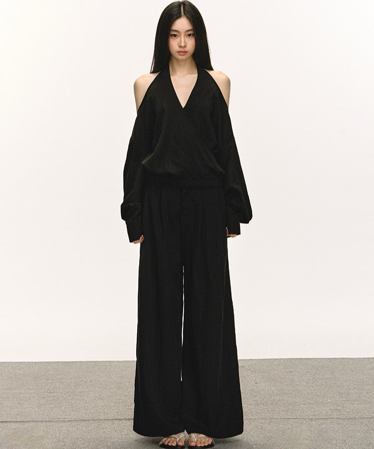 Off-shoulder Top/Flared Pants ANA0048