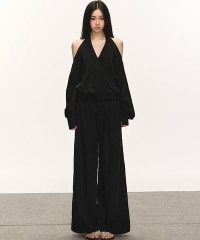Off-shoulder Top/Flared Pants ANA0048
