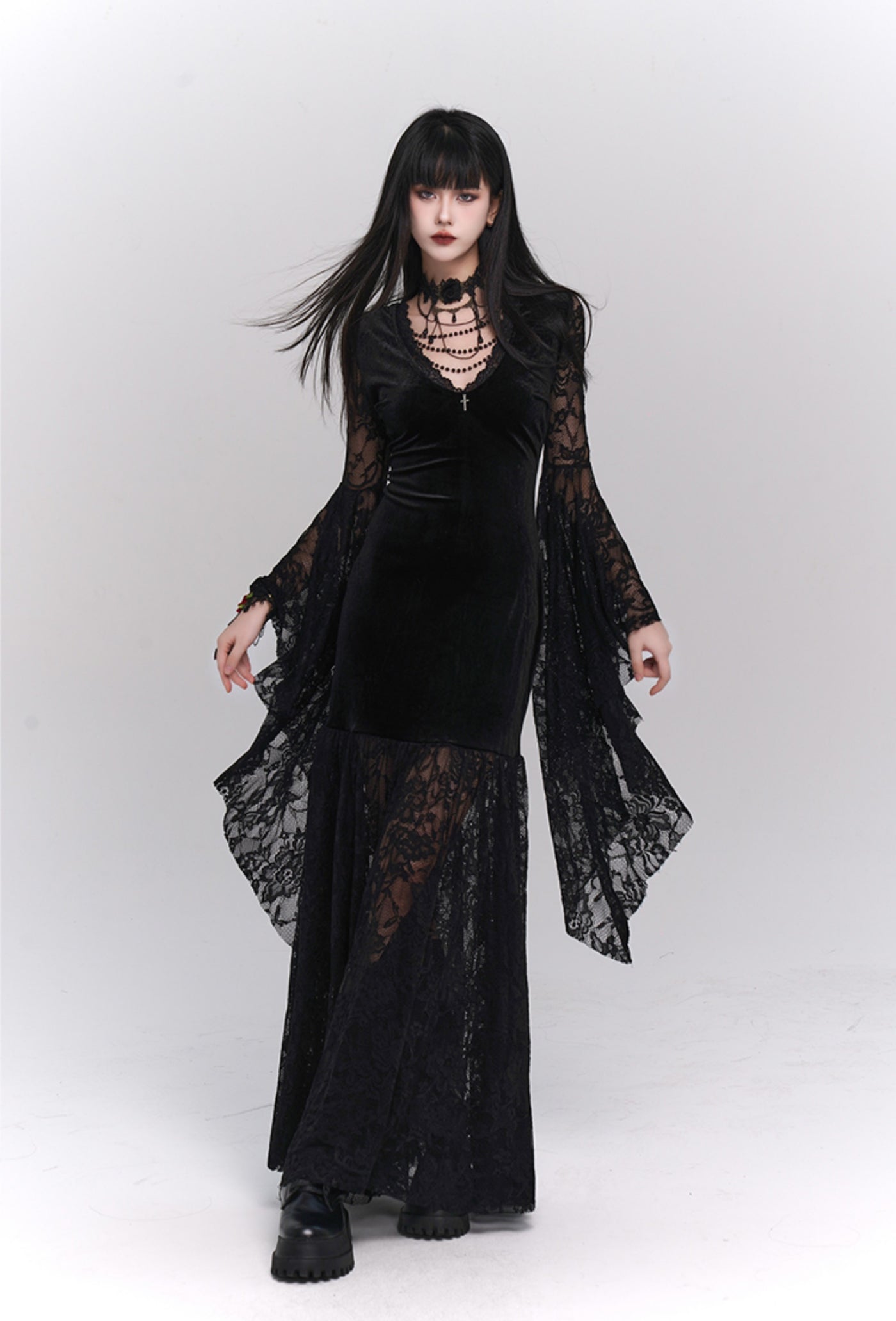 Gothic Style French Retro Subculture Dress LAD0117